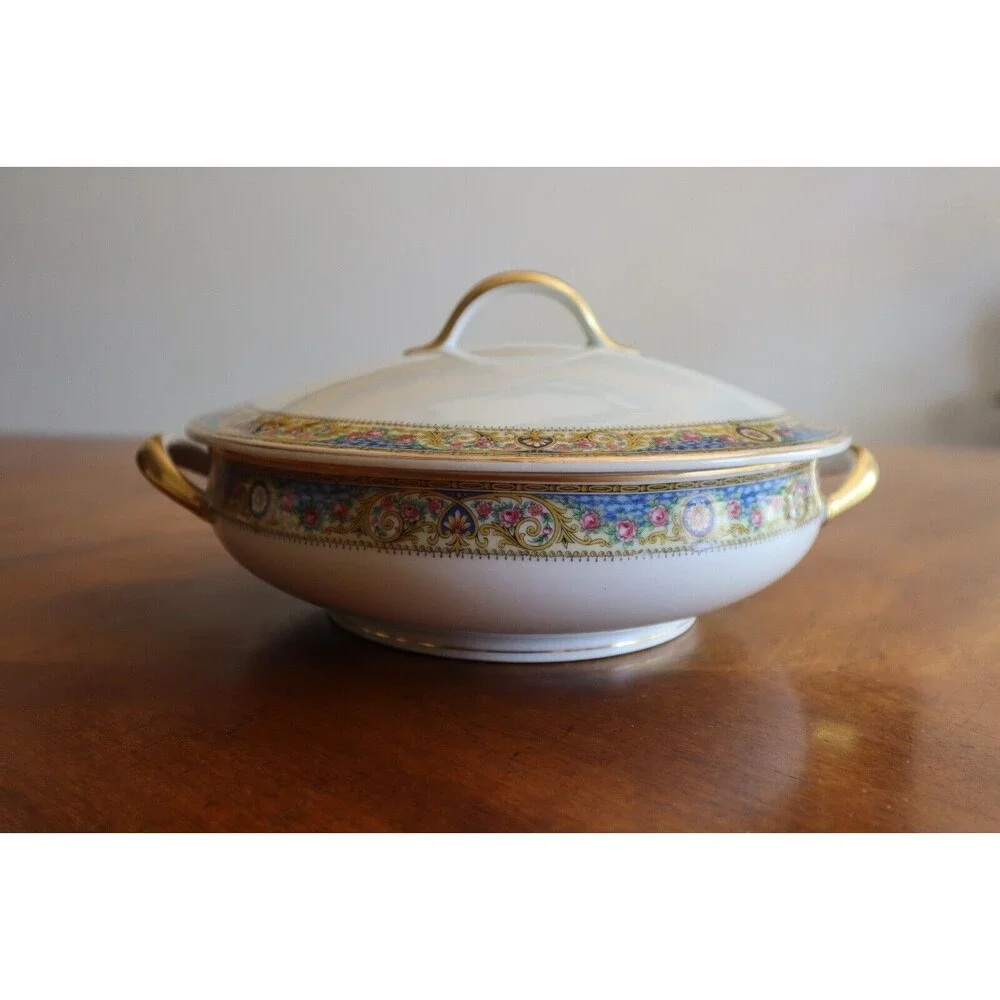 Charles Field Haviland Limoges Soup Tureen Bowl France CFH9 Covered Lid Dish